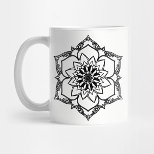 Black Mandala Mug